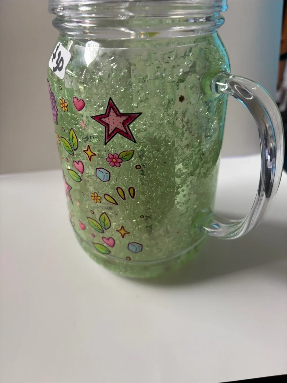Margarita Mood 22 oz Faux Slushy Acrylic Tumbler w/ Topper